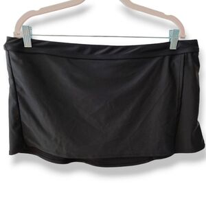 Catalina Black Bikini Skirt, XL